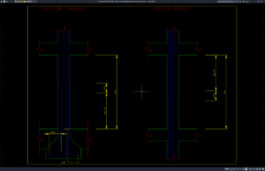 Download Detail Anker pada Tulangan Kolom Atas dan Bawah DWG AutoCAD detail anker pada tulangan kolom atas dan bawah