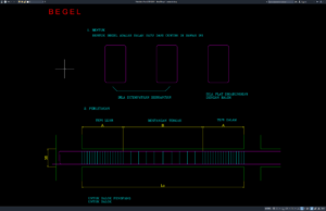 Download Gambar Detail Begel pada Balok DWG AutoCAD detail begel pada balok