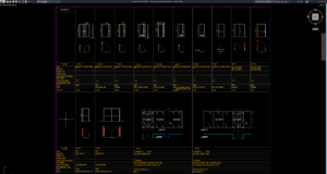 detail kusen aluminium bagian 1
