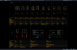Download Detail Kusen Aluminium Bagian 1 DWG AutoCAD detail kusen aluminium bagian 1