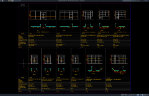 Download Detail Kusen Aluminium Bagian 2 DWG AutoCAD detail kusen aluminium bagian 2