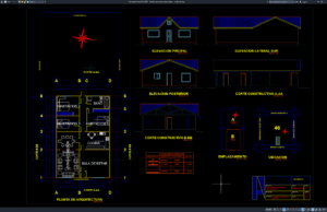Download Desain Kantor Pemasaran Perumahan DWG AutoCAD kantor pemasaran perumahan