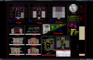 Download Desain Rumah Kayu Klasik 2 Lantai DWG AutoCAD rumah kayu klasik 2 lantai