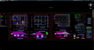rumah klasik 3 kamar tidur 1 lantai