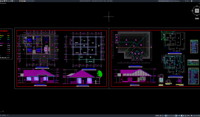 rumah klasik 3 kamar tidur 1 lantai