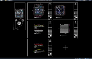 Download Desain Rumah Modern Tropis 1 Lantai DWG AutoCAD rumah modern tropis 1 lantai
