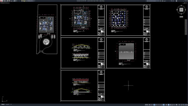rumah modern tropis 1 lantai