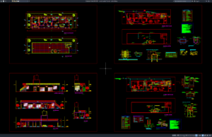 Download Gambar Rumah Pantai 1 Lantai DWG AutoCAD rumah pantai 1 lantai
