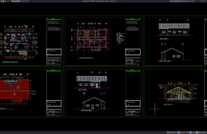 Download Desain Rumah Sederhana 1 Lantai DWG AutoCAD rumah sederhana 1 lantai
