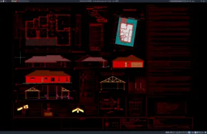 Download Gambar Rumah Sederhana Atap Pelana 1 Lantai DWG AutoCAD rumah sederhana atap pelana 1 lantai