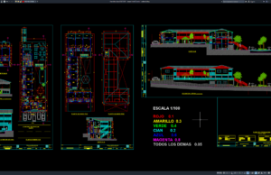 Download Desain Hotel 2 Lantai Format DWG AutoCAD desain hotel 2 lantai