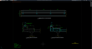 detail parapet dan railing jembatan