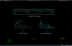 Download Detail Parapet dan Railing Jembatan DWG AutoCAD detail parapet dan railing jembatan