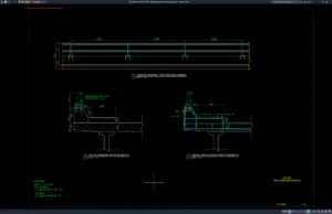 Download Detail Parapet dan Railing Jembatan DWG AutoCAD detail parapet dan railing jembatan