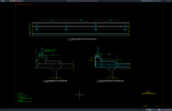 detail parapet dan railing jembatan