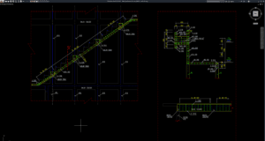 detail pembesian dan ring balok