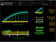 Download Detail Penulangan Jembatan Melengkung Beton Bertulang DWG AutoCAD detail penulangan jembatan melengkung beton bertulang