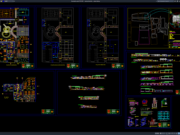 Download Gambar Desain Restoran Bambu DWG AutoCAD restoran bambu