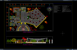 Download Referensi Gambar Restoran Cepat Saji DWG AutoCAD restoran cepat saji