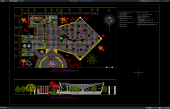 Download Referensi Gambar Restoran Cepat Saji DWG AutoCAD restoran cepat saji