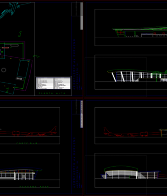 Download Desain Terminal Penumpang Bandara DWG AutoCAD terminal penumpang bandara
