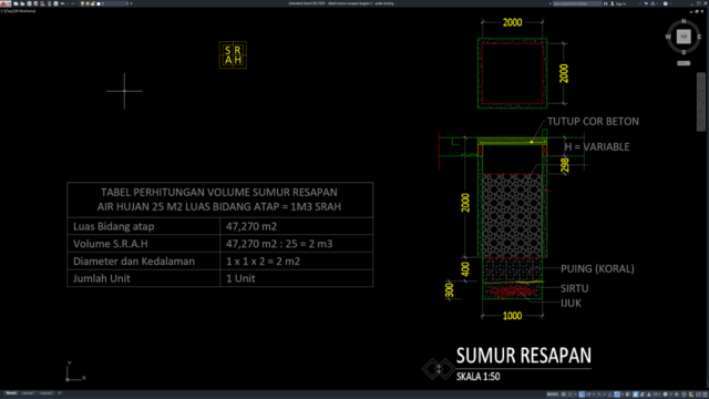 detail sumur resapan bagian 2