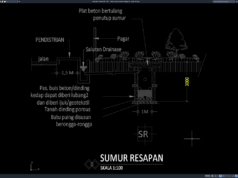 Download Gambar Detail Sumur Resapan Bagian 3 DWG AutoCAD detail sumur resapan bagian 3