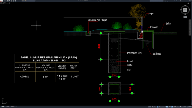 detail sumur resapan bagian 5