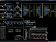 Download Gambar Jembatan Kereta Api Baja DWG AutoCAD jembatan kereta api baja