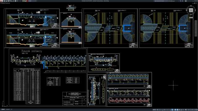 jembatan kereta api baja