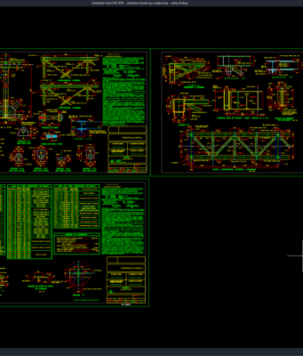 jembatan kereta api rangka baja