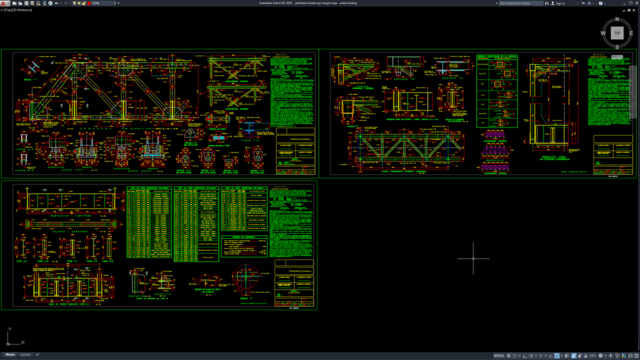 jembatan kereta api rangka baja