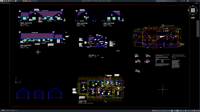 rumah tipe bungalow 1 lantai