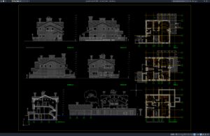 vila klasik 3 lantai