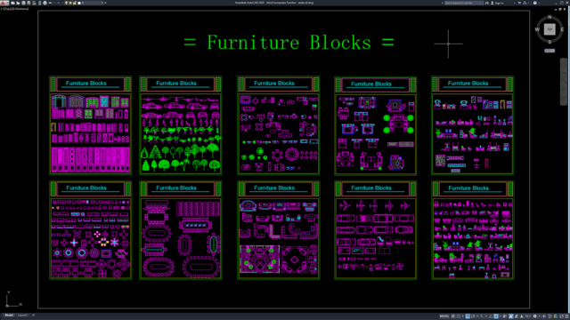 block kumpulan furnitur
