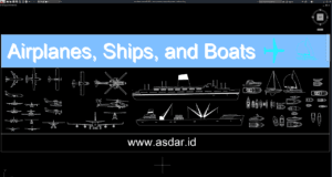 block pesawat, kapal, dan perahu