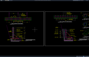 Download Gambar Detail Bekisting Dinding Basement DWG AutoCAD detail bekisting dinding basement