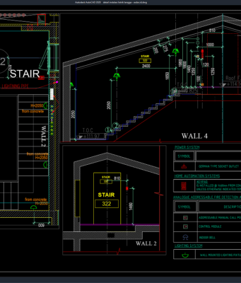 detail instalasi listrik tangga
