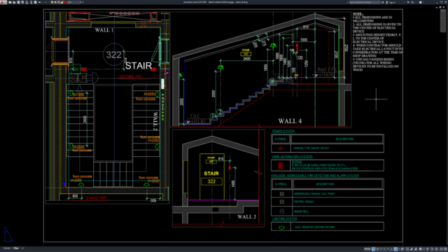 detail instalasi listrik tangga