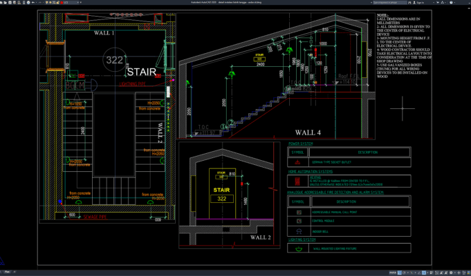detail instalasi listrik tangga