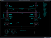 detail kolom jembatan dan balok alas