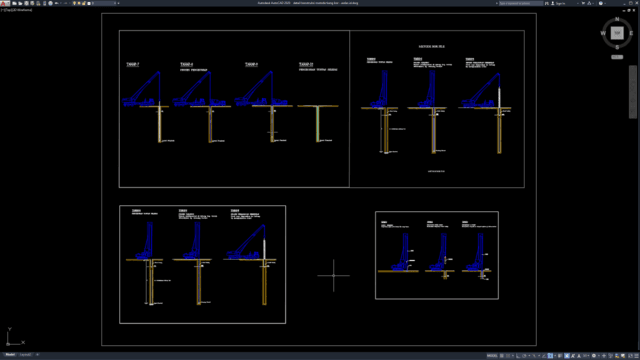 detail konstruksi metode tiang bor