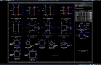 detail penampang sambungan ekspansi baja