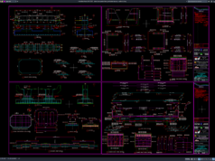 Download Gambar Detail Penguatan Tiang Jembatan Layang DWG AutoCAD detail penguatan tiang jembatan layang
