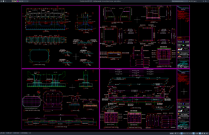 Download Gambar Detail Penguatan Tiang Jembatan Layang DWG AutoCAD detail penguatan tiang jembatan layang