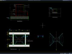Download Gambar Detail Pondasi Crane DWG AutoCAD detail pondasi crane