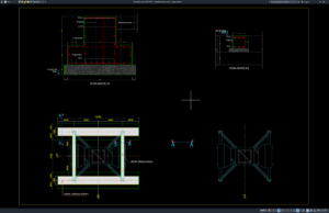 Download Gambar Detail Pondasi Crane DWG AutoCAD detail pondasi crane