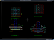 Download Gambar Detail Pondasi Rakit Tower Crane DWG AutoCAD detail pondasi rakit tower crane