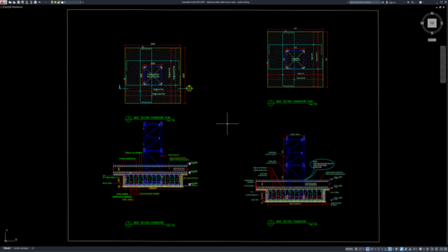 detail pondasi rakit tower crane detail pondasi rakit tower crane