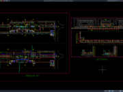 detail tampak depan dan potongan jembatan